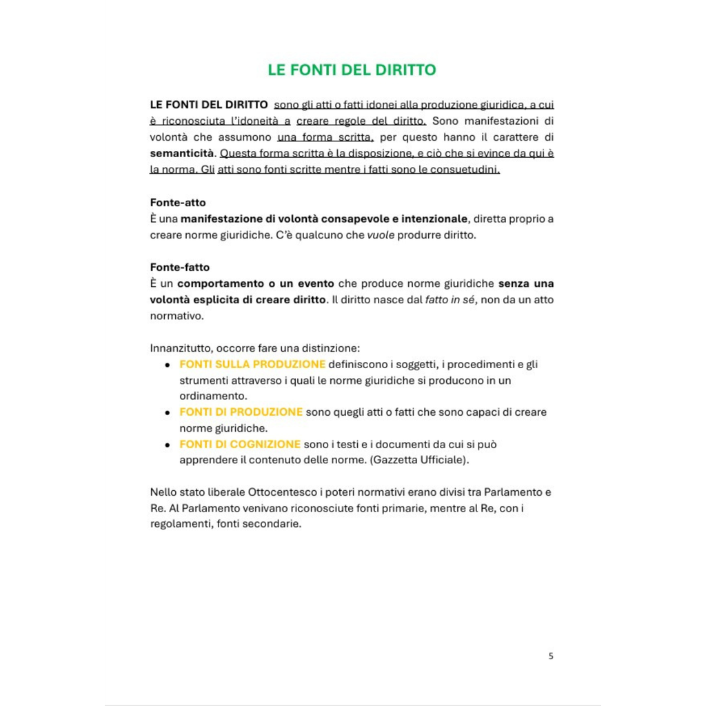 DIRITTO PUBBLICO (Appunti Completi + Domande tipiche)