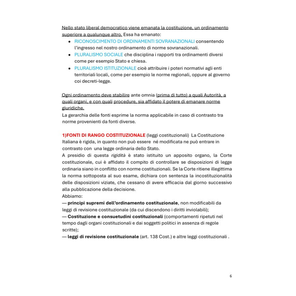 DIRITTO PUBBLICO (Appunti Completi + Domande tipiche)