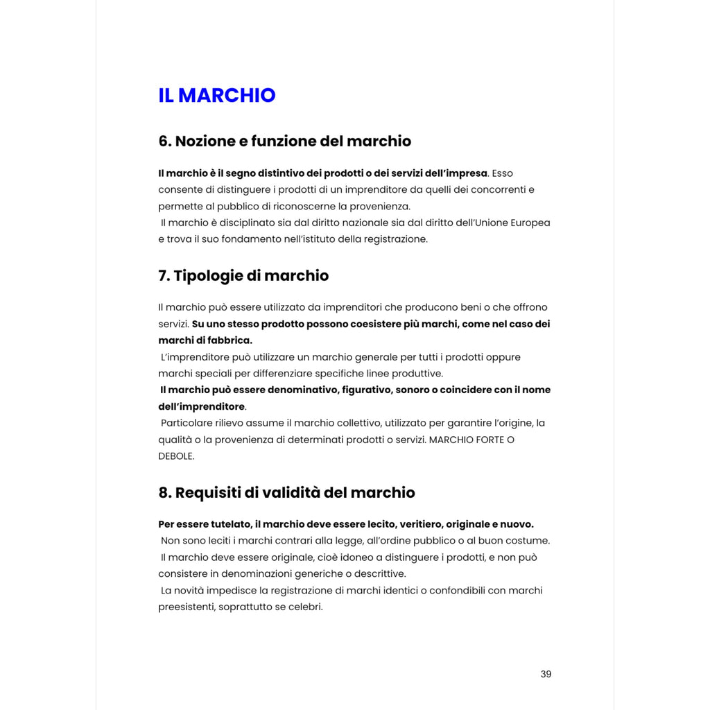 Diritto Commerciale – PDF Completo + Domande d’Esame Frequenti