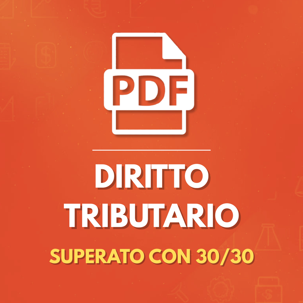 DIRITTO TRIBUTARIO (Appunti completi)